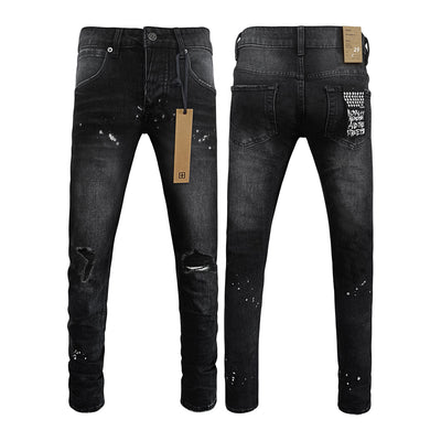 Jeans Ajustados Rotos con Elastano - Casual Moderno para Hombre - Image 9