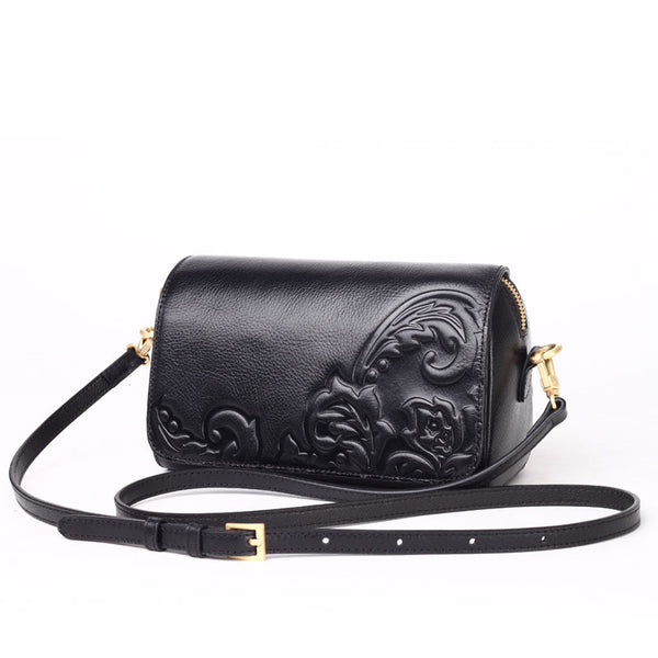 Bolsa Carteiro Feminina de Couro Genuíno