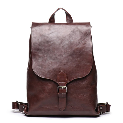Mochila de Cuero Curtido al Vegetal para Hombre - Image 3