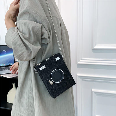 Bolso Bandolera Retro con Cadena para Mujer - Image 12