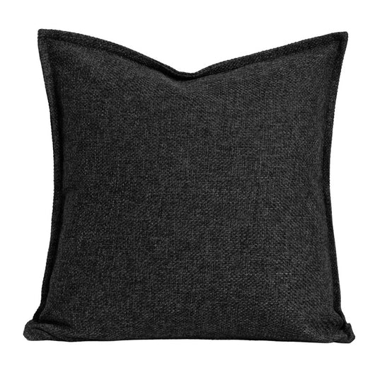 Cojín de Sofá de Algodón y Lino Tejido - Diseño Moderno Blanco y Negro - Image 7