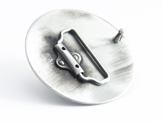 Cinturón de Cuero Genuino con Hebilla Redonda para Hombre - Image 10