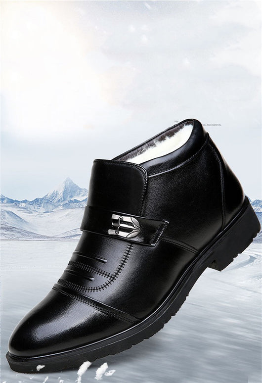 Botas de Invierno Cómodas de Tacón Plano y Caña Alta - Image 6