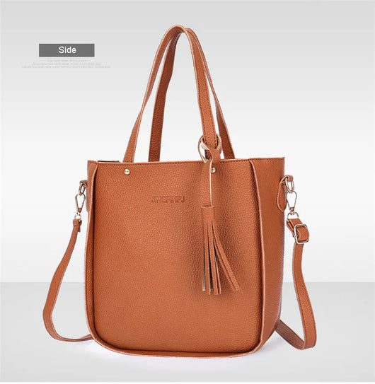 Set de 4 Bolsas Coreanas con Borlas - Bolso, Monedero y Organizador - Image 30