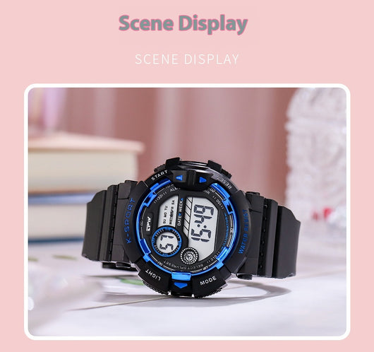 Reloj Deportivo Luminoso Multifuncional Resistente al Agua para Niños - Image 24