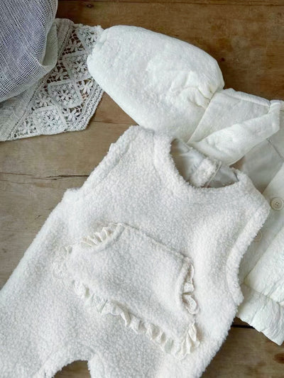 Mameluco Infantil Estilo Vaquero Forrado en Lana Merino con Bolsillos Grandes - Image 9