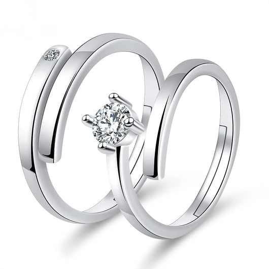 Anillos de Compromiso Moissanita para Parejas - Image 44