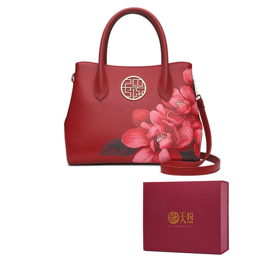Bolso de Cuero para Mujer Estilo Oriental Elegante - Image 6