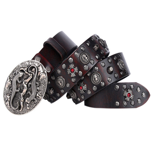 Cinturón Punk con Remaches para Hombre y Mujer - Image 12