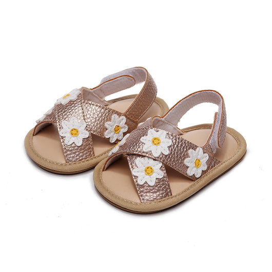 Sandalias Niña con Tira Cruzada y Estampado Floral - Image 13