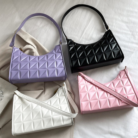 Bolsa de Hombro Clásica Rhombus para Mujer - Diseño Versátil