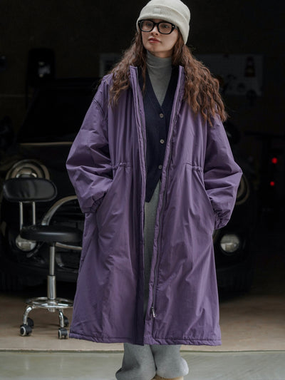 Abrigo Acolchado Coreano Holgado con Capucha - Algodón Invierno - Image 14