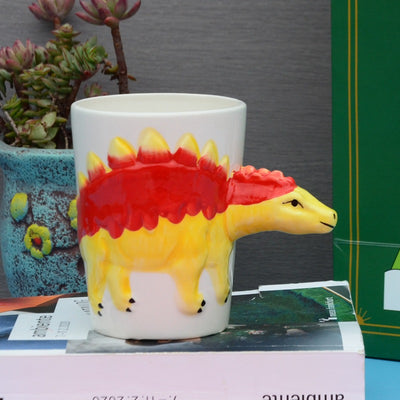 Taza de Cerámica 3D con Forma de Dinosaurio Pintada a Mano - Image 6