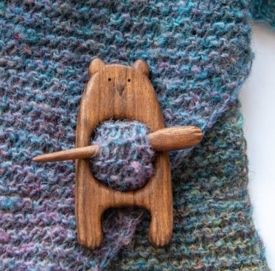 Broche de Chal de Madera Natural - Alfiler Elegante para Mujer - Image 13