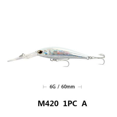 Señuelo Minnow Lua Bait 9cm - Pala Bucal Profunda para Pesca de Agua Dulce y Salada - Image 2