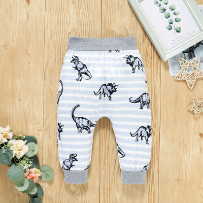 Conjunto de Pijama Infantil con Estampado de Dinosaurios y Capucha - Image 12