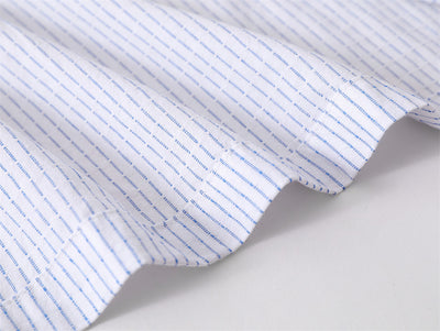 Camisa Suelta de Rayas Verticales Manga Larga para Hombre - Image 12