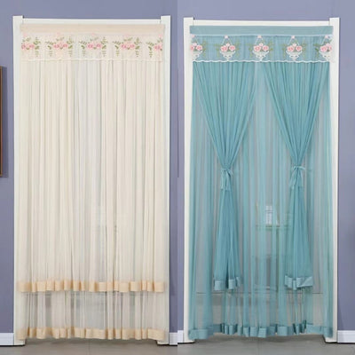 Cortina de Malla Antimosquitos sin Perforaciones - Tela Decorativa para Todas las Estaciones - Image 32