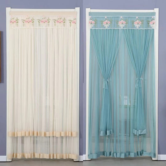 Cortina de Malla Antimosquitos sin Perforaciones - Tela Decorativa para Todas las Estaciones - Image 32