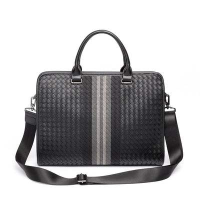 Maletín Profesional Hombre Crossbody Tejido - Bolsa Ejecutiva para Computadora - Image 6