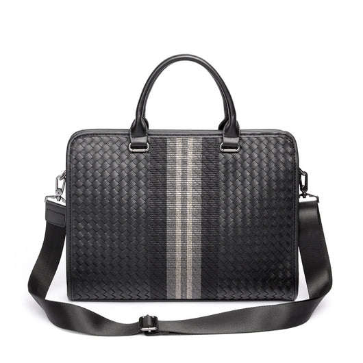 Maletín Profesional Hombre Crossbody Tejido - Bolsa Ejecutiva para Computadora - Image 6