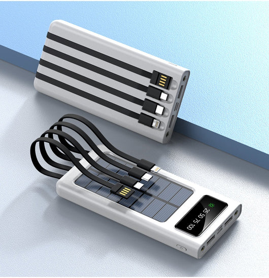 Batería Solar Portátil de 4 Cables para Teléfonos Móviles - Image 14