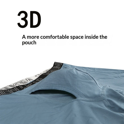 Boxer Briefs Deportivos Hombre Largo Transpirable con Soporte en V - Image 3