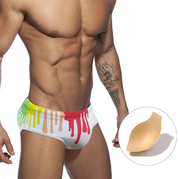 Traje de Baño Tipo Bóxer con Diseño Estampado en Colores - Image 7
