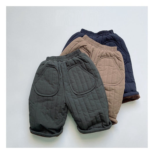Pantalones Cortos de Algodón Retro para Niños - Corte Recto y Ligero - Image 2