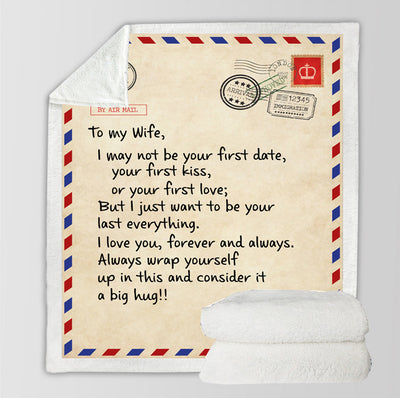 Manta Polar Personalizada con Mensaje de Amor - Carta Especial para Familia - Image 4