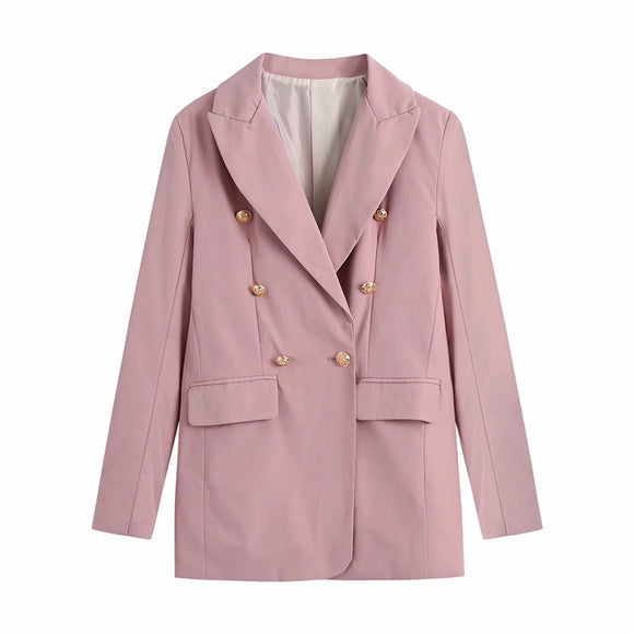 Long Sleeve Slim Fit Casual Blazer - Tailored Cut