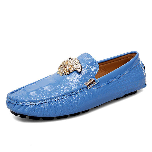 Zapatos de Cuero Casual con Hebilla Metálica y Pedal - Image 12
