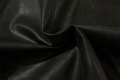 Blazer de Cuero PU Liso para Hombre - Estilo Americano - Image 9