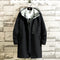 Chaqueta Cortavientos Casual Suelta de Largo Medio para Hombre