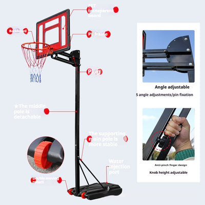 Canasta de Baloncesto Ajustable para Interiores y Exteriores - Image 10