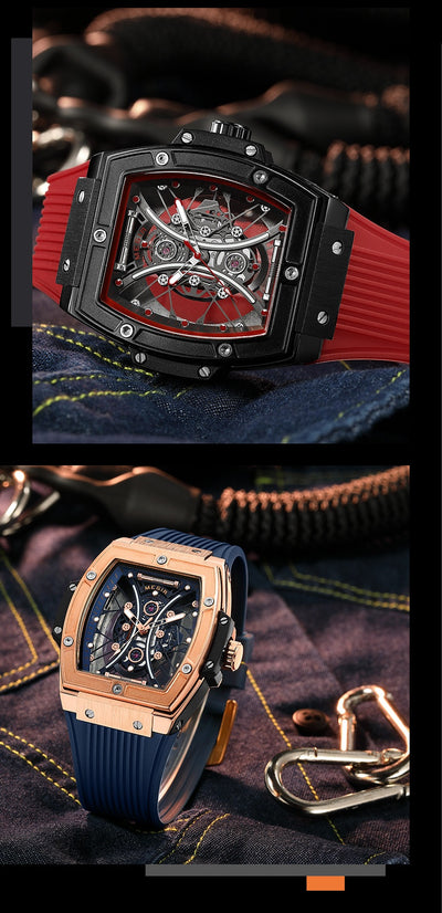 Reloj Deportivo Tonneau con Correa de Silicona y Esfera Luminosa - Image 11
