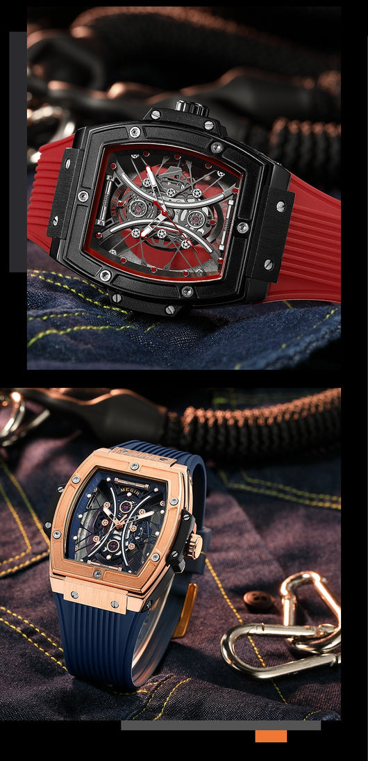 Reloj Deportivo Tonneau con Correa de Silicona y Esfera Luminosa - Image 11