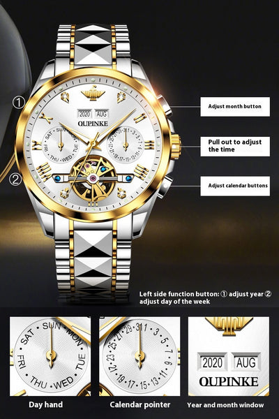 Reloj Automático Mecánico Hueco Sumergible para Hombre - Image 22