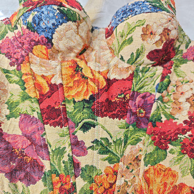 Musculosa Retro Floral con Tirantes Estilo Francés para Mujer - Image 12