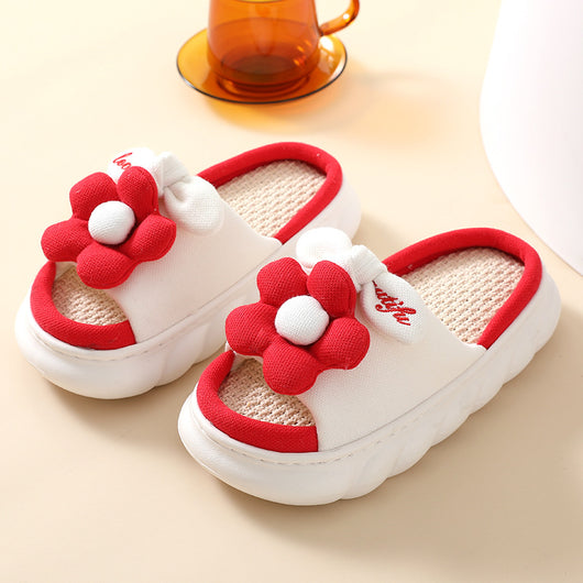 Pantuflas de Lino con Suela Gruesa Antideslizante - Image 6