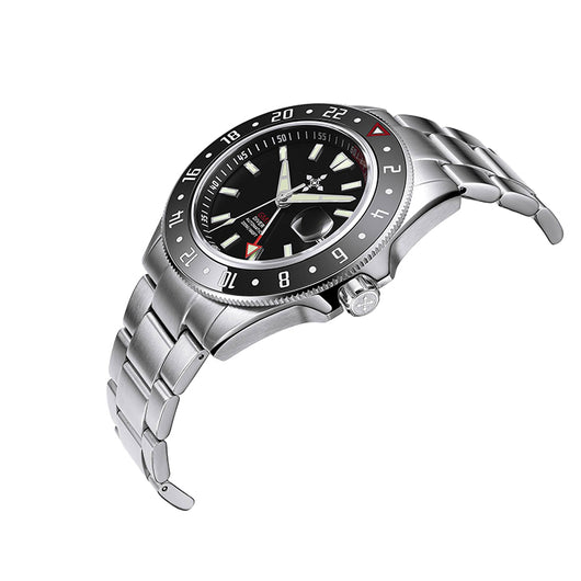 Reloj Hombre Acero Inoxidable Cristal Zafiro Luminoso Resistente al Agua - Image 8