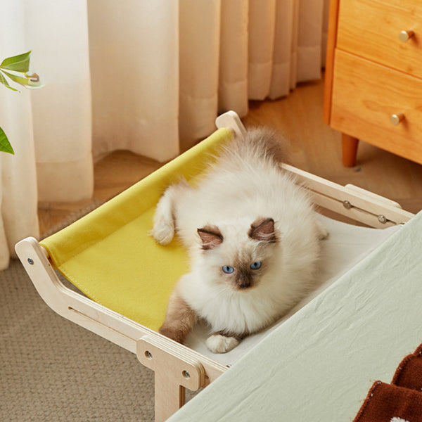 Hamaca Colgante para Gatos - Nido Elevado para Ventana y Balcón