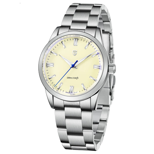 Reloj de Cuarzo para Hombre con Correa de Acero Inoxidable y Esfera Cielo Nocturno - Image 6