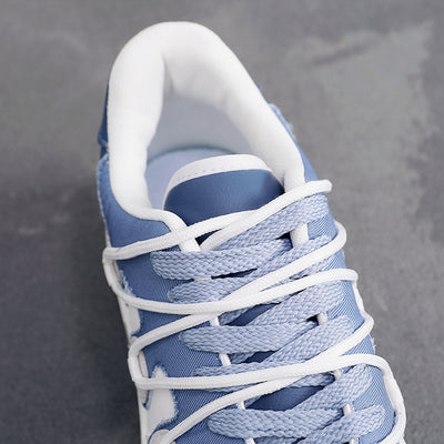 Zapatillas Blancas con Costuras de Goma Elevadas Doble Capa - Image 9