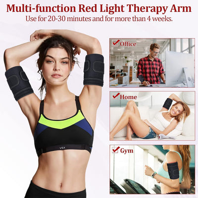 Cinturón Masajeador de Brazo con Luz Roja Infrarroja para Fisioterapia - Image 9