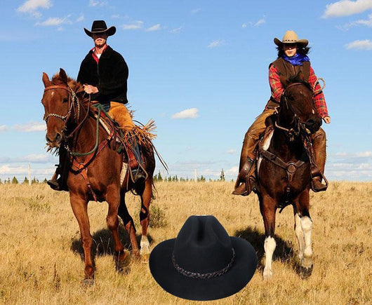 Sombrero Vaquero Occidental de Fieltro Lana - Gorro Jazz Elegante - Image 6