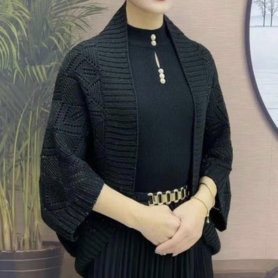 Cardigan Elegante de Punto Otoño Invierno - Chal Versátil para Combinar - Image 21