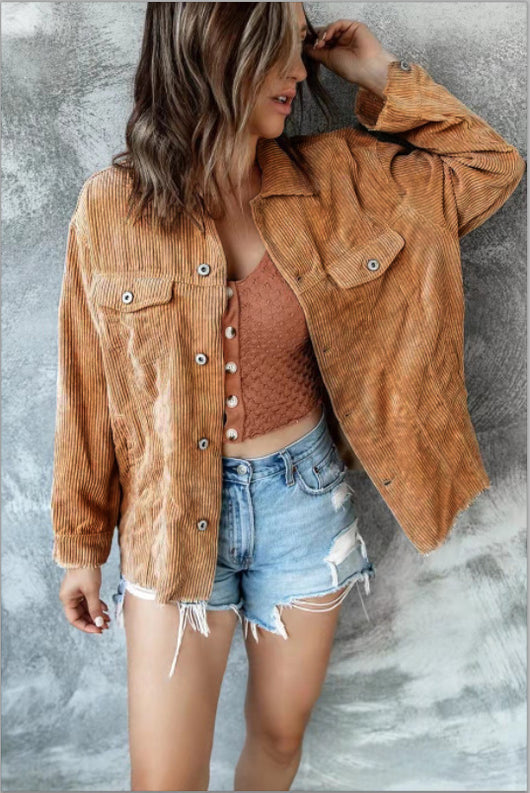 Blusa Casual para Mujer con Cuello Solapa y Detalles en Contraste - Image 6