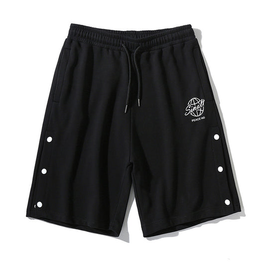 Shorts Deportivos Hombre Diseño Estampado Cintura Ancha - Pantalón Corto 5 Puntos