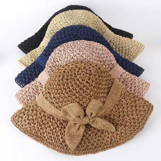 Sombrero de Paja Japonés con Moño Simple - Versátil para Todos los Estilos - Image 6